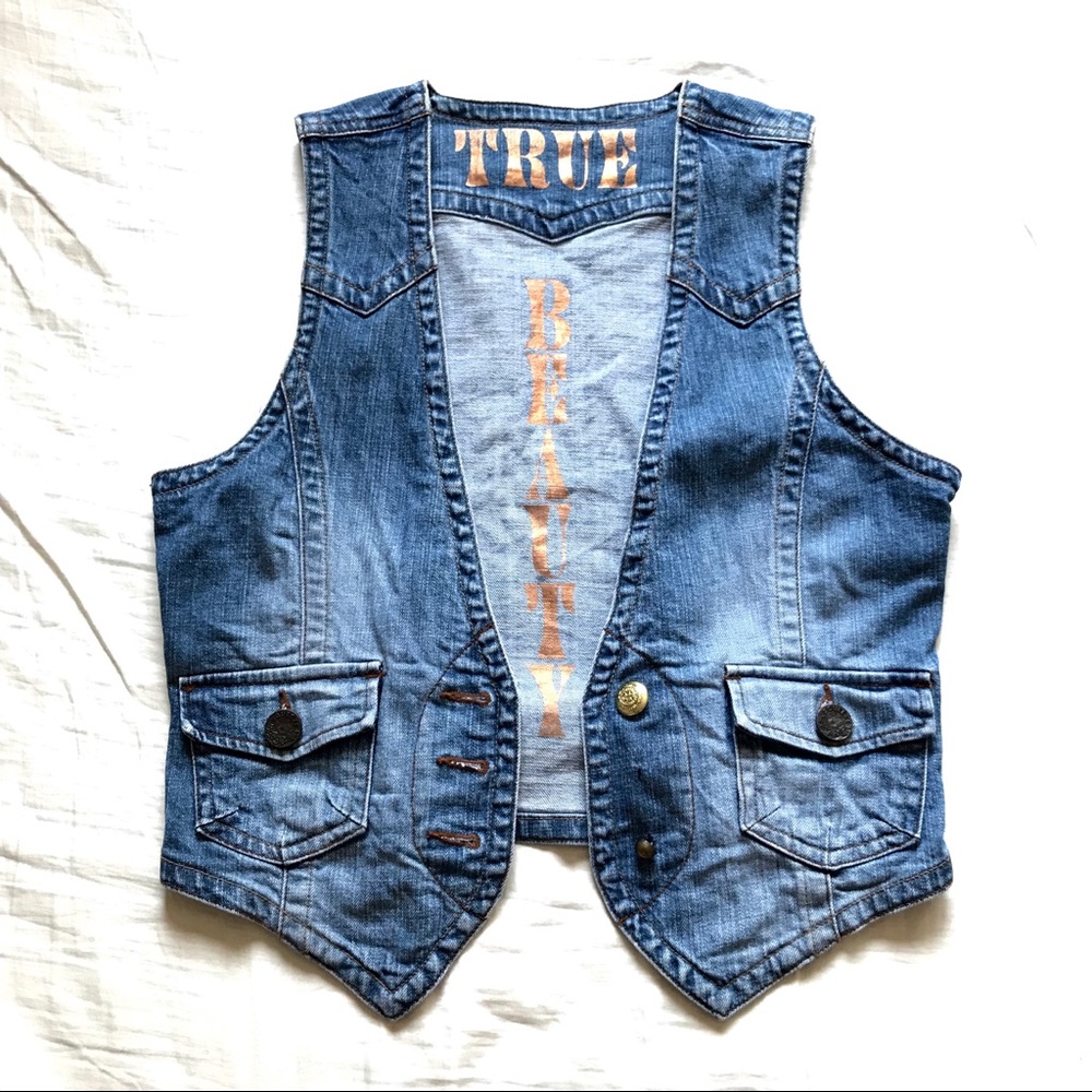 Denim vest